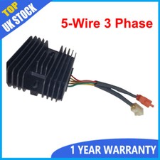 NEW MOTORCYCLE 12V UNIVERSAL 3 PHASE 5 WIRE VOLTAGE REGULATOR / RECTIFIER UK