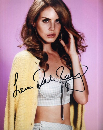 Lana del rey signed photograph - lana,