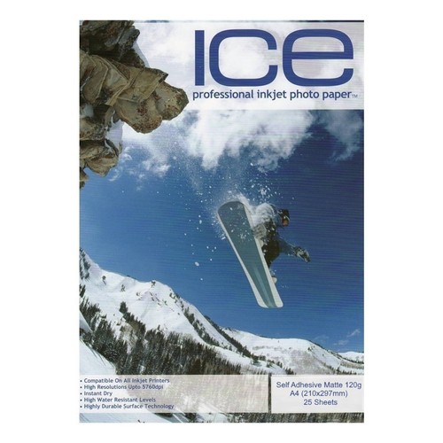 Ice matte coated self - coated, a4