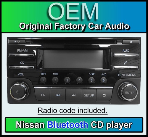 Nissan note bluetooth radio - nissan, cd