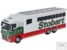 STOB008 Oxford Diecast 1:76 Scale Scania Highline Horsebox