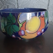 Royal Stanley Ware  Jacobean Deep Pottery Bowl   18cm Fruits 