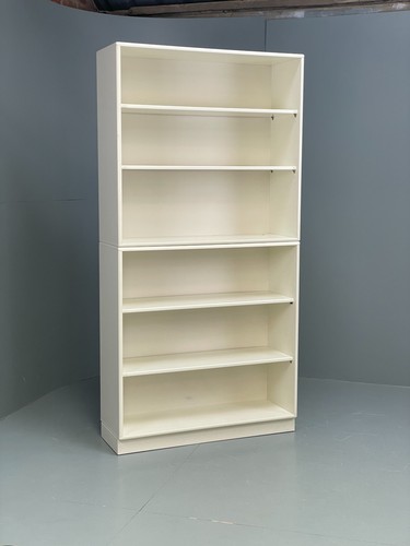 Vintage tall white - white, bookcase