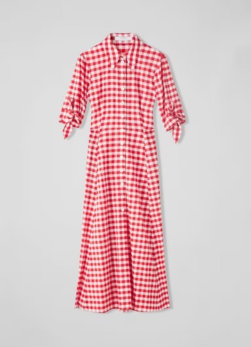 Bennett saffron gingham - bennett,