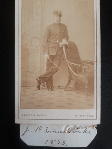 1873 cdv somers cocks named - 1873, jp