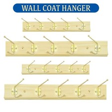 2 Pack STRONG WOODEN WALL COAT