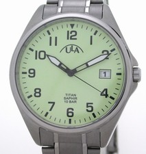 Ula Full-Titan/Sapphire Glass Luminous Dial Men's Watch 10 ATM WR RRP* 89.90 EUR