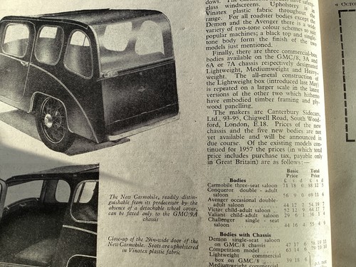 Canterbury carmobile etc - canterbury,