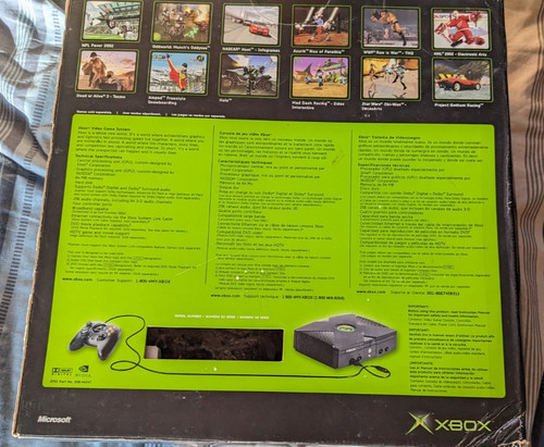 Microsoft xbox original box - xbox,