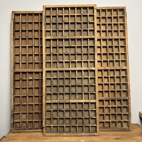 Vintage wooden printers tray - printers,
