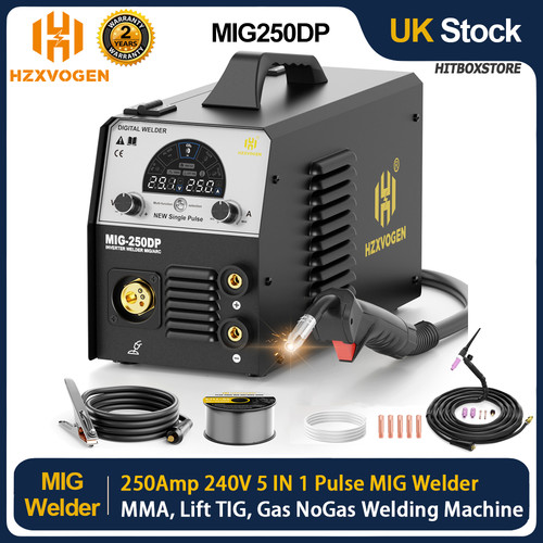 Hzxvogen 250a 5in1 gas gasless - 250a,