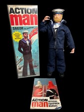 Vintage Action Man 1971 Boxed Sailor Figure