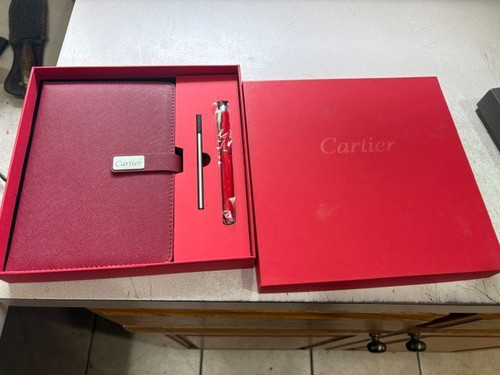 Cartier red ballpoint pen - red,