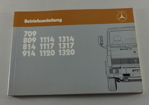 Operating manual mercedes 709 - mercedes,