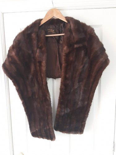 Vintage fur stole - fur,