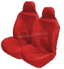 Pair of Red Waterproof covers