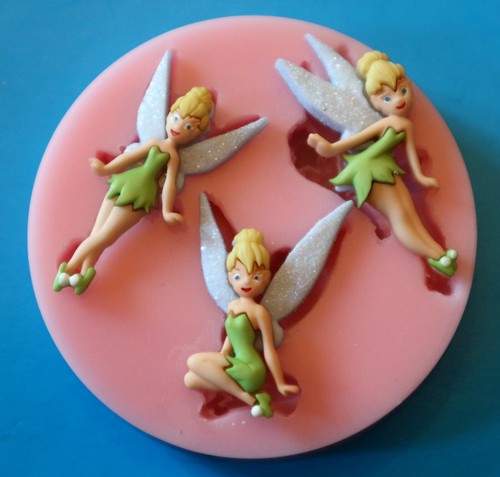 Tinkerbell trio silicone mould - tinkerbell,