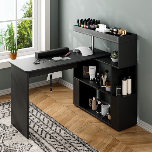 Nail desk shaped manicure - desk,