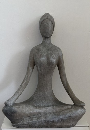 Yoga lady figures 32cm resin - 32cm,