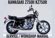 1980-1983 Kawasaki Z750H KZ750 H H1 H2 Repair Workshop Service Manual PDF File