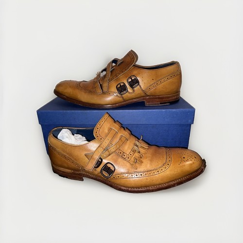 Barker tan derby - tan, brogue