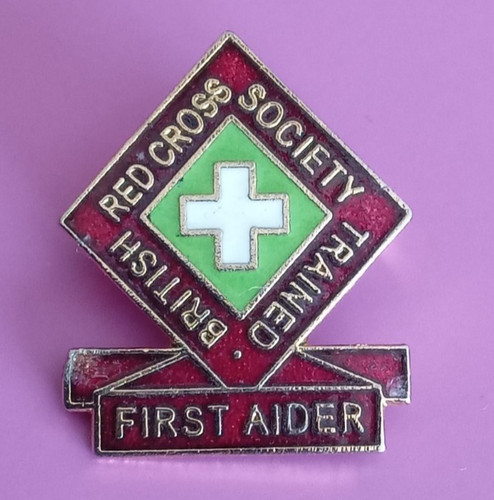 British red cross first - red,