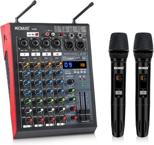 Audio mixer with wireless - mixer,