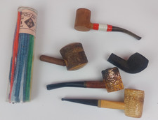 Lot of 6 Vintage Pipes Briar