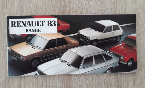 Renault range brochure 1983 - renault,