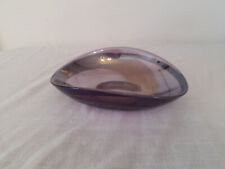 Murano Bowl Italian Art Glass Hand Blown Candy Trinket Dish Purple Bowl