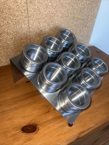 Magnetic spice rack - rack, stainless