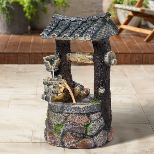 Solar water feature wishing - solar,