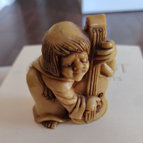 Japanese netsuke carved - japanese,