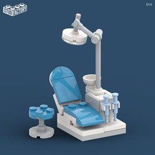 Dentist Patient Chair (Mini-Figure Scale) – Custom Lego Kit