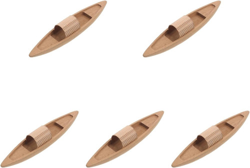 5pcs wooden canoe model - wooden,
