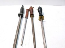 4 VINTAGE SHARPENING STEELS