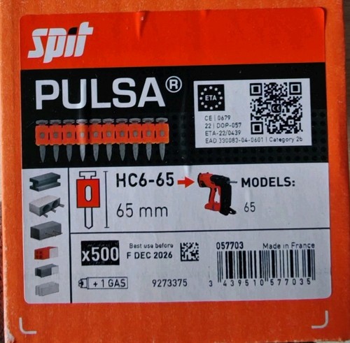 Spit pulsa nails 65mm with - nails,
