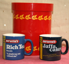 PAIR UNUSED MUGS, MC'VITIES