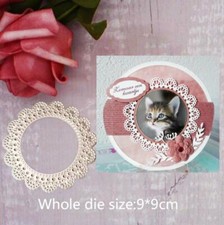 Lace Doily Metal Steel Cutting DIY Embossing Dies Scrapbooking paper Craft Craft