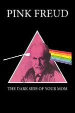 PINK FLOYD PARODY POSTERPINK FREUD DARK SIDE OF YOUR MOM 24x36 NEW FREE SHIPPING