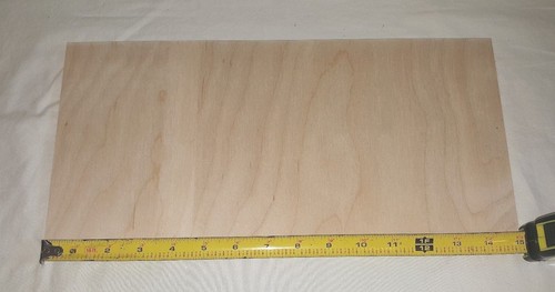 Rectangle maple plywood 15 - rectangle, 15"
