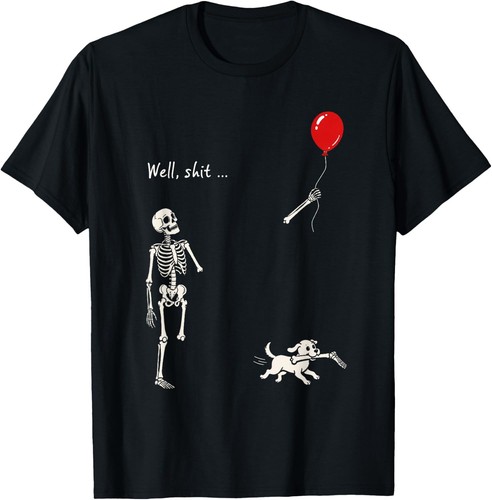 Well skeleton lost balloon dog - well,