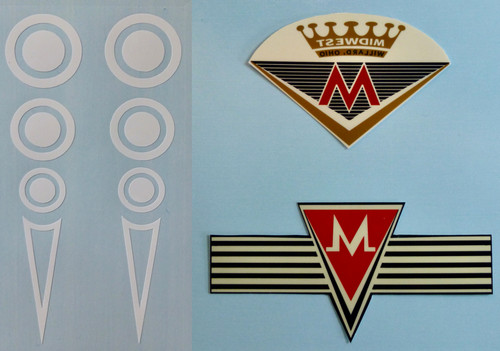 Decal set for vintage - , antique
