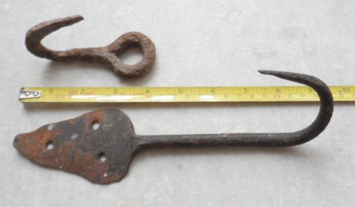 Two vintage forged iron - two,