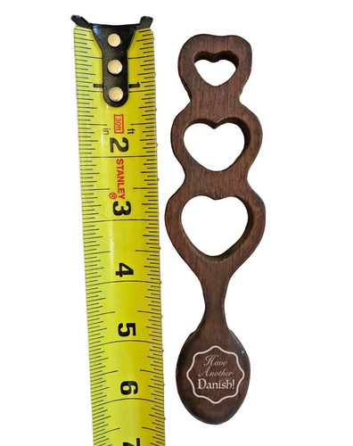 Welsh carved spoon love wooden - welsh,