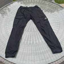 Stone Island Black Type RE-T Cuffed Cargo Trousers Size W32 Men’s