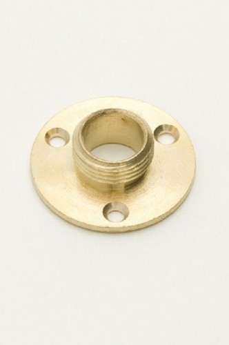 Thread brass backplate - 1/2",