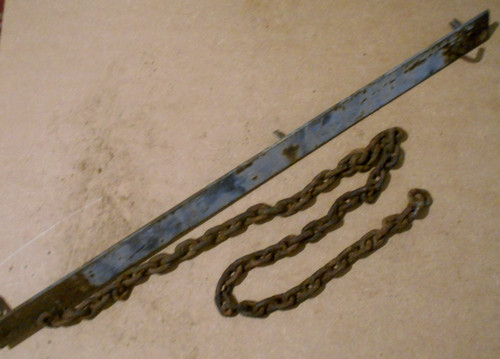 Vintage rusty hitching wall - hitching,