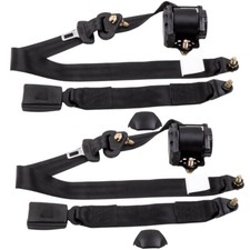 Safety Belt Shoulder 3Point Seat Belt Retractable for Jeep Cj Yj Wrangler 82-95