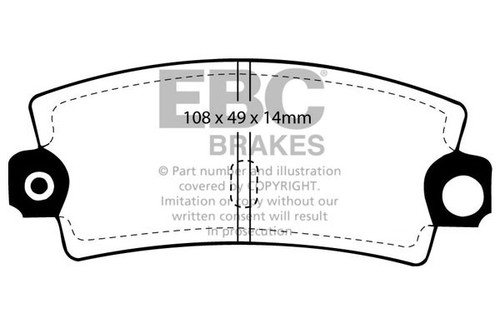 Ebc ultimax rear - ebc, pads